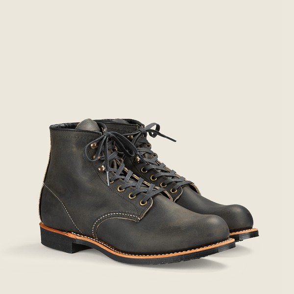 Red Wing Heritage Boots Blacksmith - 6-Inch Rough & Tough Læder - Mørke Grå - Herre 7819-WHQIR